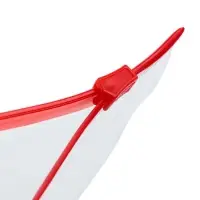 Папка-конверт на молнии формат А5 120мкр прозрачная молния МИКС 23,3&times;18см