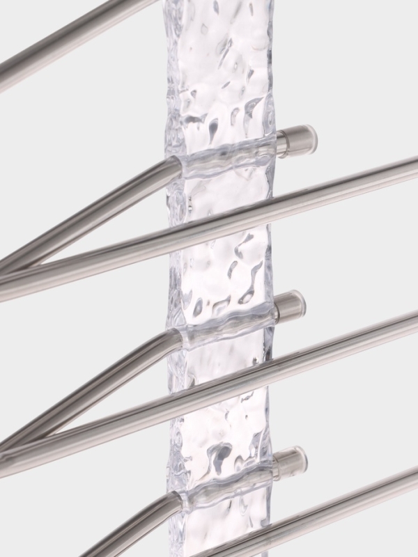 Вешалка для брюк многоуровневая, трансформер, 30,5х32х7,5, 5 уровней, прозрачная