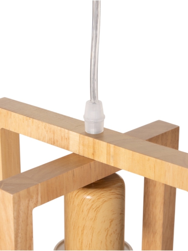 Светильник BayerLux ЭКО "Кира" 1х40Вт Е27 коричневый 20х20х100см