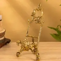 Мини мольберт "Трезубец" латунь 30х14х6 см