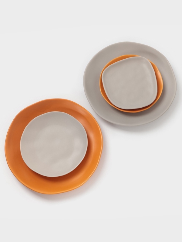 Тарелка Magistro "Potter" 18см 17,5х17,7х2,5 цвет оранжевый