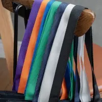 Холщовая сумка BrighTone, черная с черными ручками