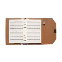 Органайзер на кольцах, C6, с клапаном, 80л, линия, к/зам, Черный