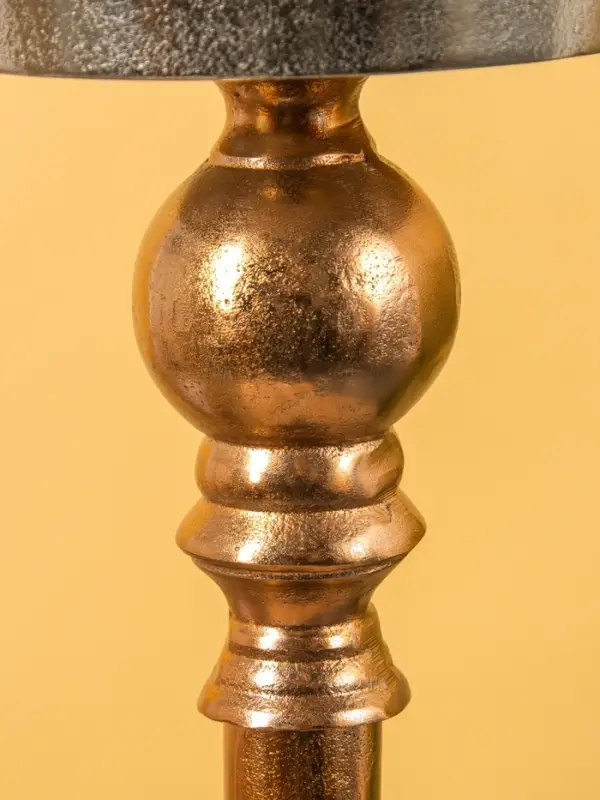 Подсвечник "Шоко" алюминий 16х16х72 см