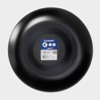 Тарелка десертная Luminarc COTTAGE BLACK, d=19 см, стекло, чёрная