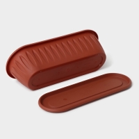 Горшок для кактуса с поддоном &laquo;Фелиция&raquo;, 1,5 л, цвет терракотовый