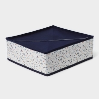 Органайзер для хранения белья Доляна &laquo;Мармелад&raquo;, 16 ячеек, 27&times;25&times;10 см, цвет белый