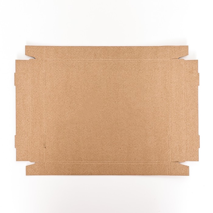 Складная коробка, крафт, 31,2 х 25,6 х 16,1 см