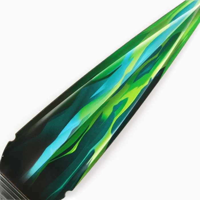 Деревянное оружие, детское сувенирное &laquo;Зеленый керисталл&raquo;, нож кунай, 26 х 4 см