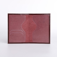 Обложка для паспорта, цвет бордовый