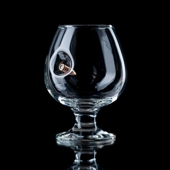 Бокал Бокал "Непробиваемый", пуля, для коньяка, коробка, 395 мл