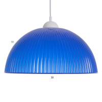 Люстра BayerLux Подвес BayerLuxная "Волна" E27 15Вт синий 40х40х18(+60)см