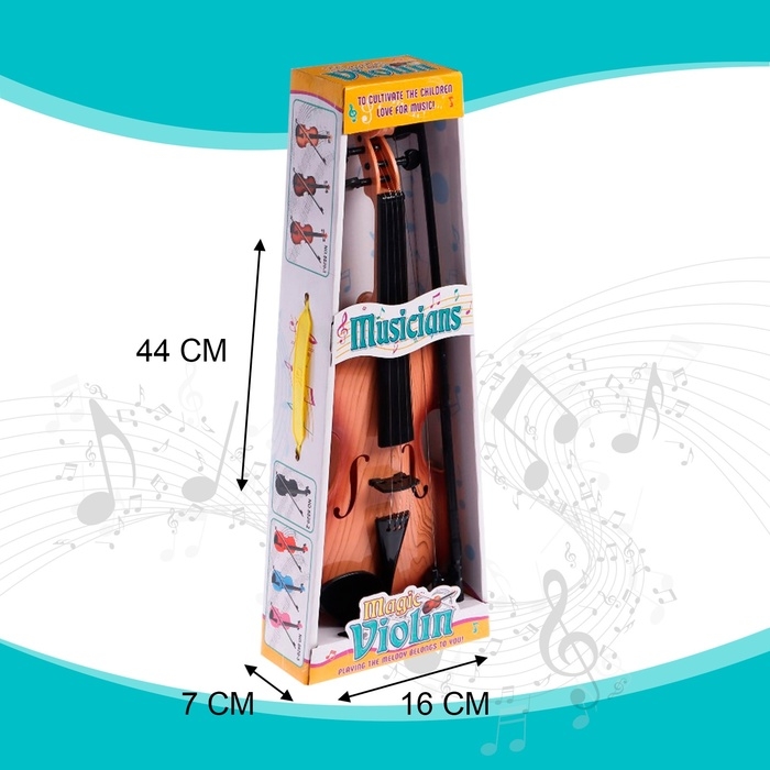 Игрушка музыкальная &laquo;Скрипка. Маэстро&raquo;, звуковые эффекты, цвет светло-коричневый
