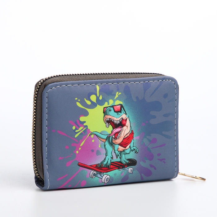 Кошелёк детский на молнии &laquo;Выбражулька&raquo;, цвет тёмно-синий