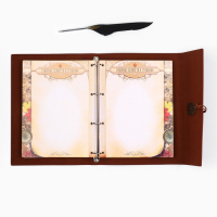 Родословная книга &laquo;Наш род&raquo;, с пером, 56 листов, коричневый, 35 х 25 см