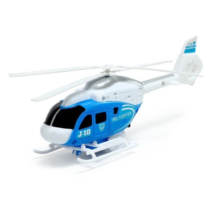 Грузовик инерционный &laquo;Автовоз&raquo;, вертолёт в комплекте, МИКС