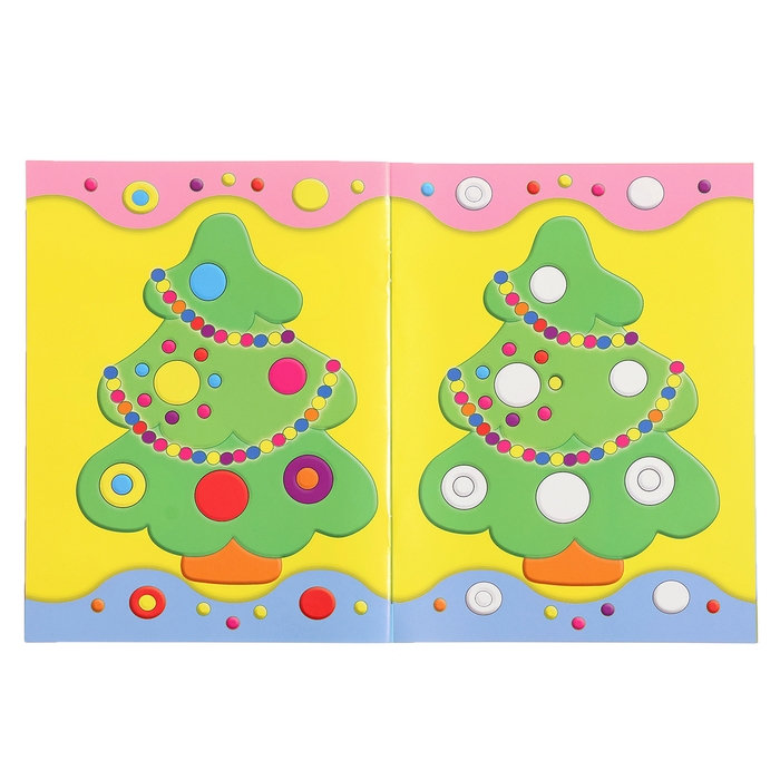 Развивающие наклейки для малышей &laquo;Цветы&raquo;