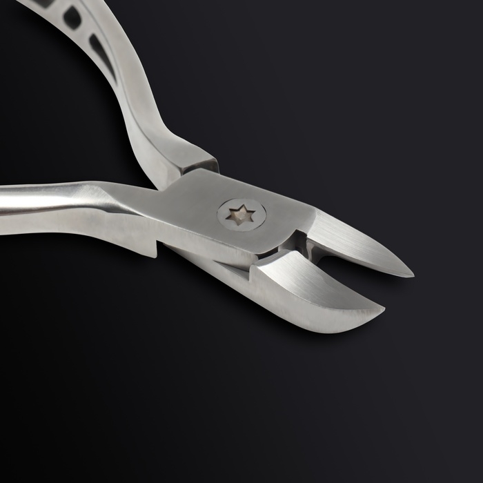 Кусачки педикюрные &laquo;Premium&raquo;, скрытая пружина, 13 см, длина лезвия - 16 мм, цвет серебристый