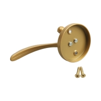 Крючок мебельный CAPPIO WING, двухрожковый, матовое золото