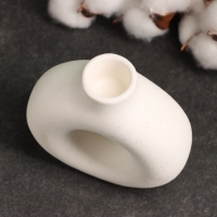 Подсвечник "Меланд" белый песок, 10х5х10см