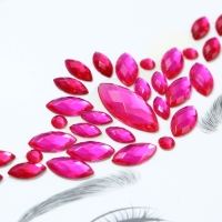 Стразы для лица &laquo;Розовые мечты&raquo;, цвет розовый, BEAUTY FOX