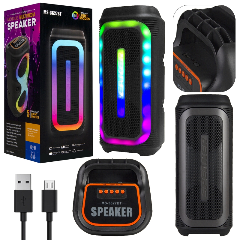 Портативная беспроводная колонка MS-3627BT (12шт/кор)