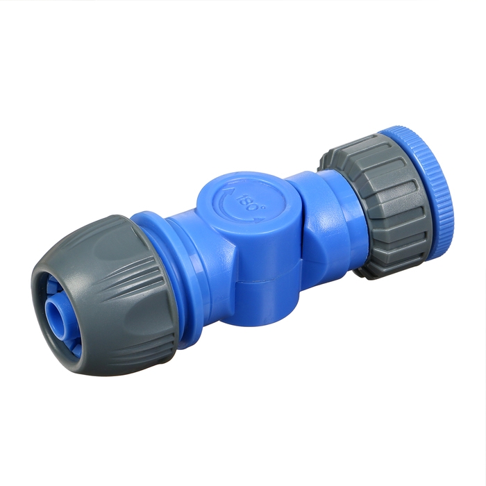 Коннектор угловой, 1/2" (12 мм), 5/8" (16 мм), 3/4" (19 мм), быстросъёмное соединение