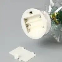 Фигура светодиодная "Елочка", 1 LED, 25 см, от бат. AAAх3, RGB