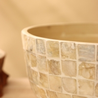 Чаша 24,5х24,5х12 см, бамбук