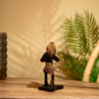 Сувенир из дерева &laquo;Абориген музыкант&raquo;, 15&times;8&times;19 см