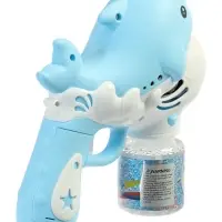 Генератор мыльных пузырей "Дельфинчик", световые эффекты, работает от батареек