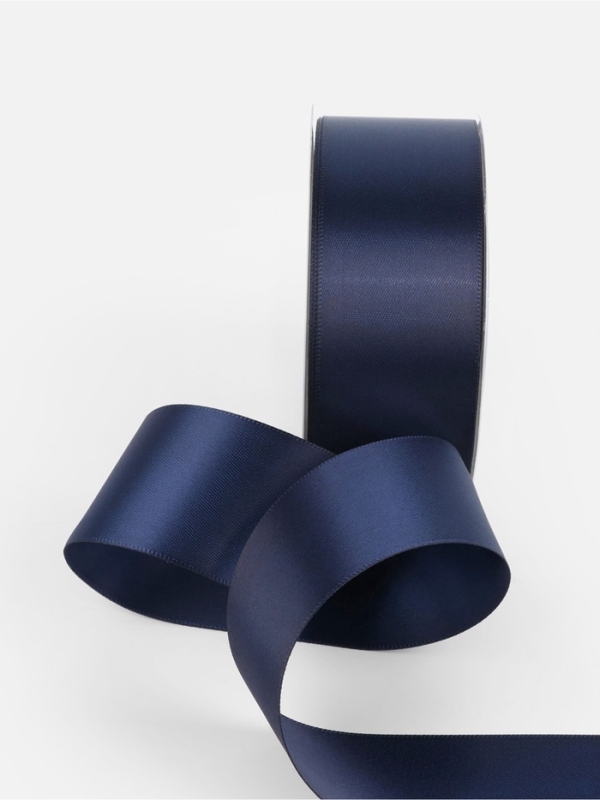 Лента атласная двухсторонняя №0850 38мм*25&plusmn;1м орехово-коричневый TR