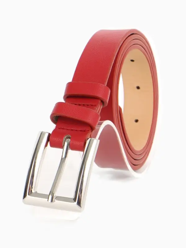 Ремень жен 04-01-02-01, Март2506, 2,3*0,3*110 см, без винта, пряж металл, 1 прокол,