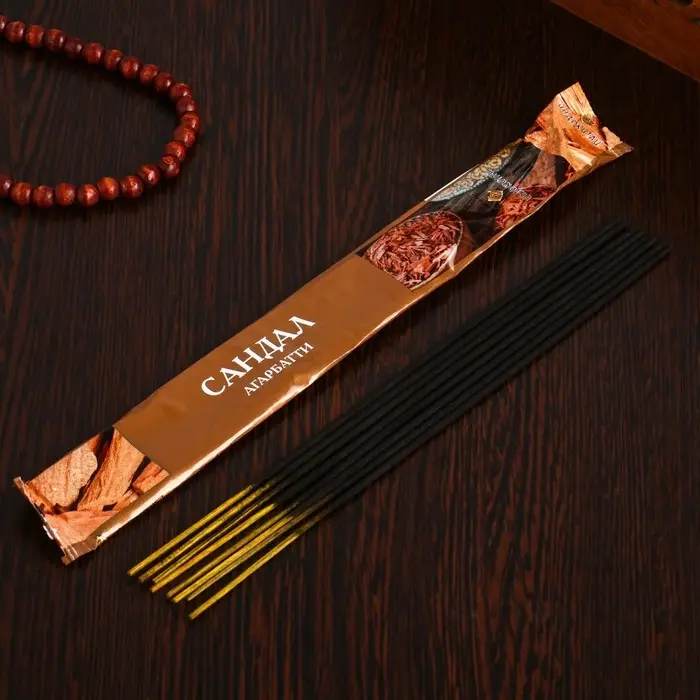 Благовония "Агарбатти Сандал", 8 палочек в мягкой упаковке