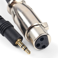 Микрофон конденсаторный Music Life золотой: кабель, ветрозащита, стойка