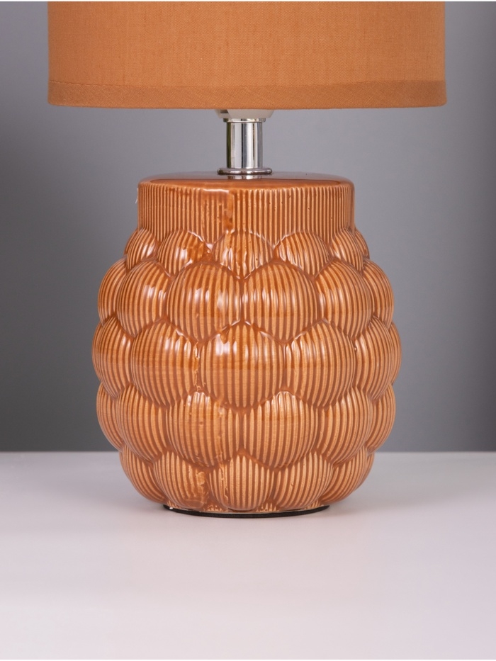 Лампа настольная "Хицугая" 1х40Вт Е14 какао 14х14х28см