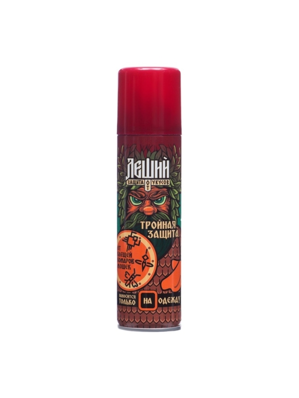 Акарицид-репеллент от клещей, комаров, мошек "Тройная защита" , 150мл