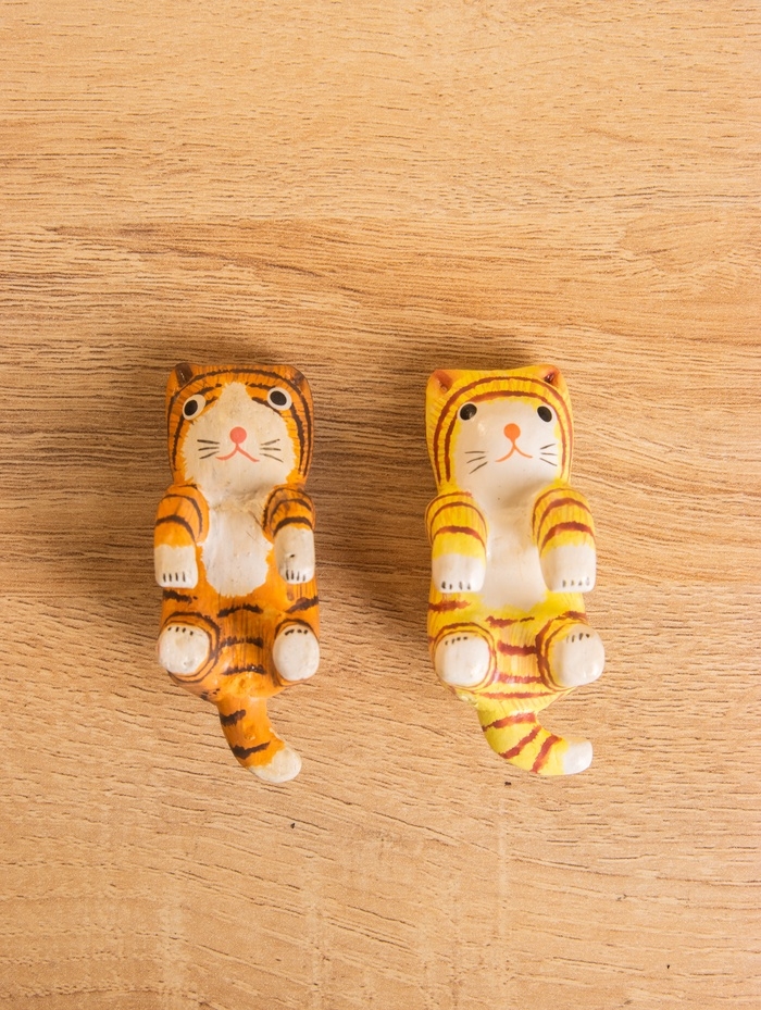 Сувенир &laquo;Цепкий Котёнок&raquo;, 2.5&times;3.5&times;7 см, дерево, оранжевый