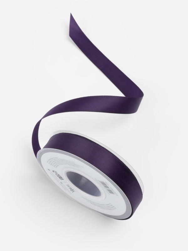 Лента атласная двухсторонняя №476 20мм*25&plusmn;1м виноградный TR