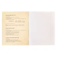 Тетрадь предметная 48 листов в клетку Calligrata, &laquo;СуперНеон. Русский язык&raquo;, обложка мелованный картон