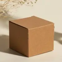 Свеча в вулканическом подсвечнике "Чаша" деревянный фитиль, персиковая 9,3х9,3х5,5 см