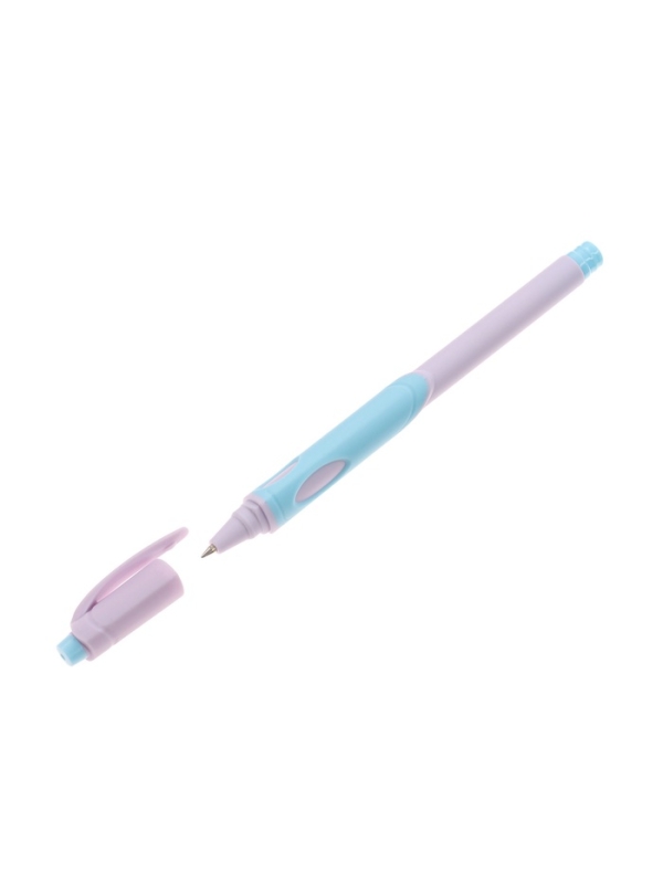 Ручка шариковая ErichKrause ErgoLine Stick&Grip Pastel, 0.5мм, первоклассника, синяя
