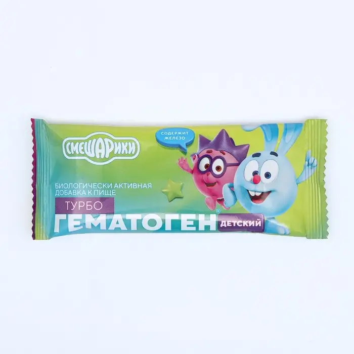 Гематоген Детский турбо, Смешарики, 35 г