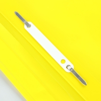 Набор папок-скоросшивателей А4, 5 штук, Calligrata, 180 мкм, с прозрачным верхом, жёлтый