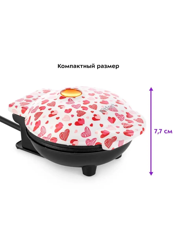 Вафельница электрическая для венских вафель КТ-1684 - 550 Вт