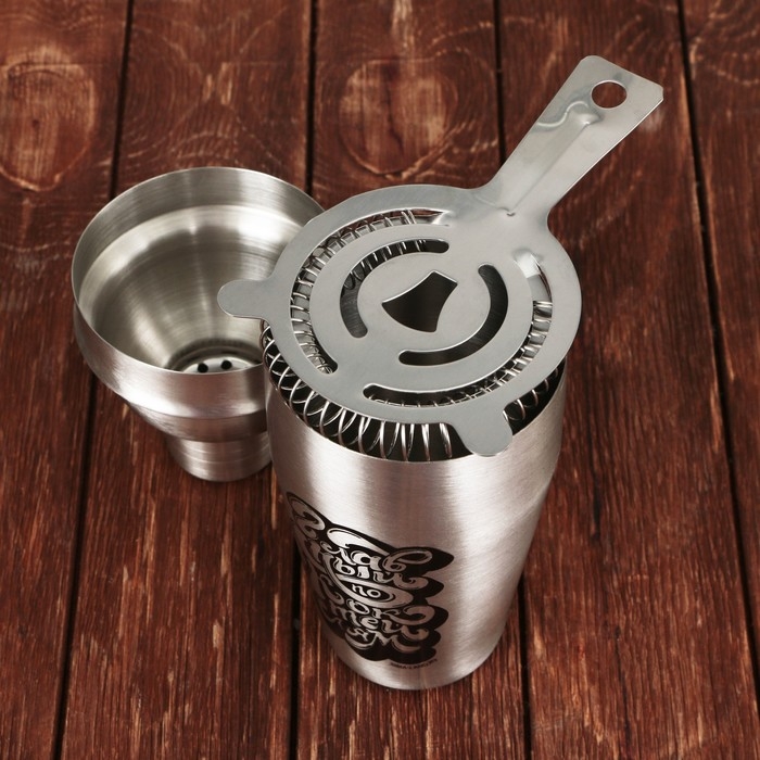 Подарочный набор барный &laquo;Bartender&raquo;: 5 предметов, карточки с рецептами