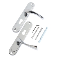 Ручки на планке LOCKLAND 001, м/о 55 мм, цвет хром