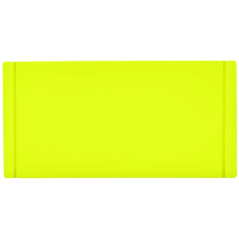 Лейбл из ПВХ Dzeta, S, желтый неон