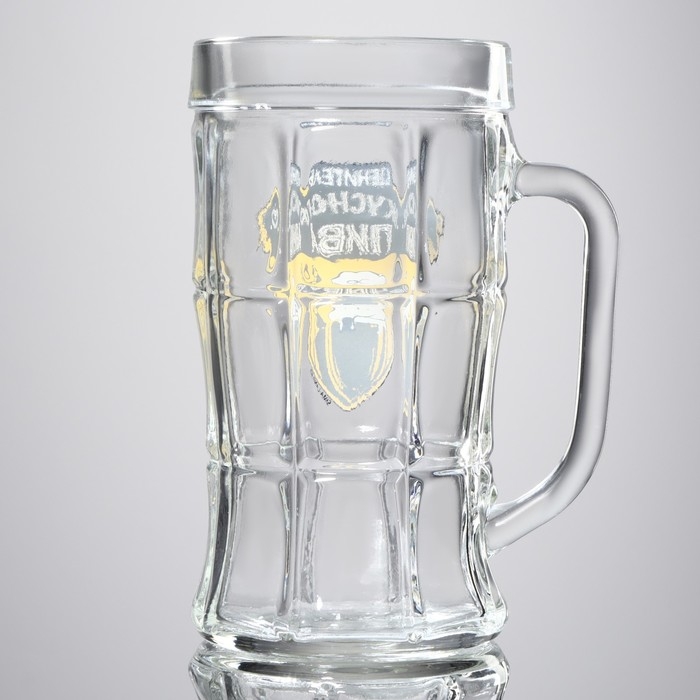 Кружка стеклянная пивная &laquo;Ценитель пива&raquo;, 500мл