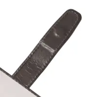 Ежедневник недатированный формат А5, с хлястиком, 128л, линия, пвх, Серый